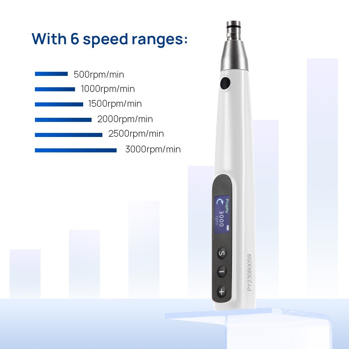 5Pcs Dental Lab Ceramic Diamond Grinder Zirconia Porcelain Polisher HP CD2123