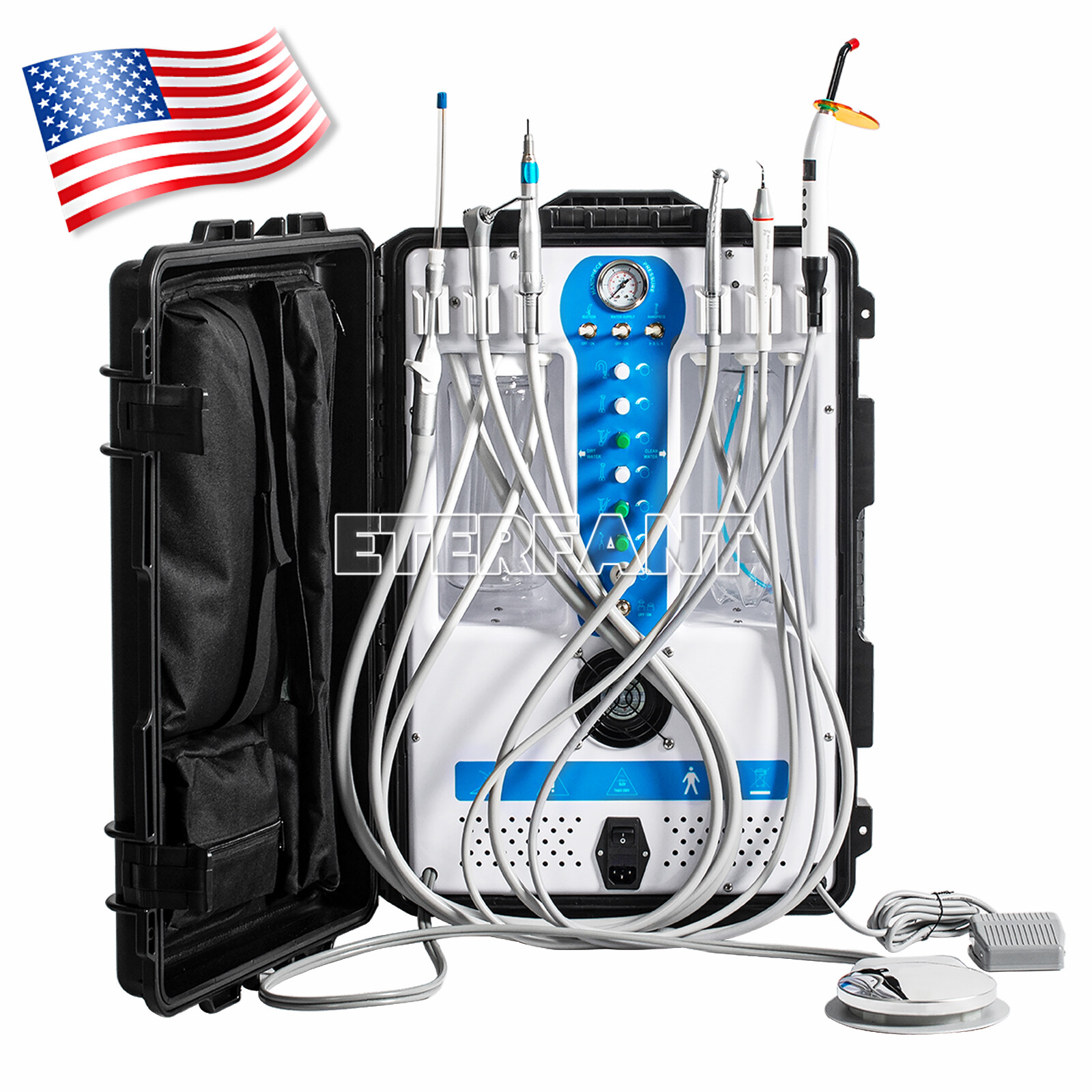Dental Unit Air Compressor Curing Light Scaler 4H/Mobile Suction/Turbine Unit 4H