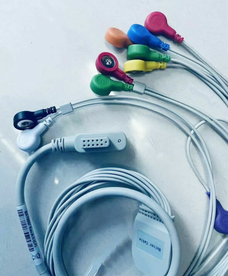 Integrated 10-lead Wire ECG cable For Contec New ver TLC6000 Dynamic ECG Holter