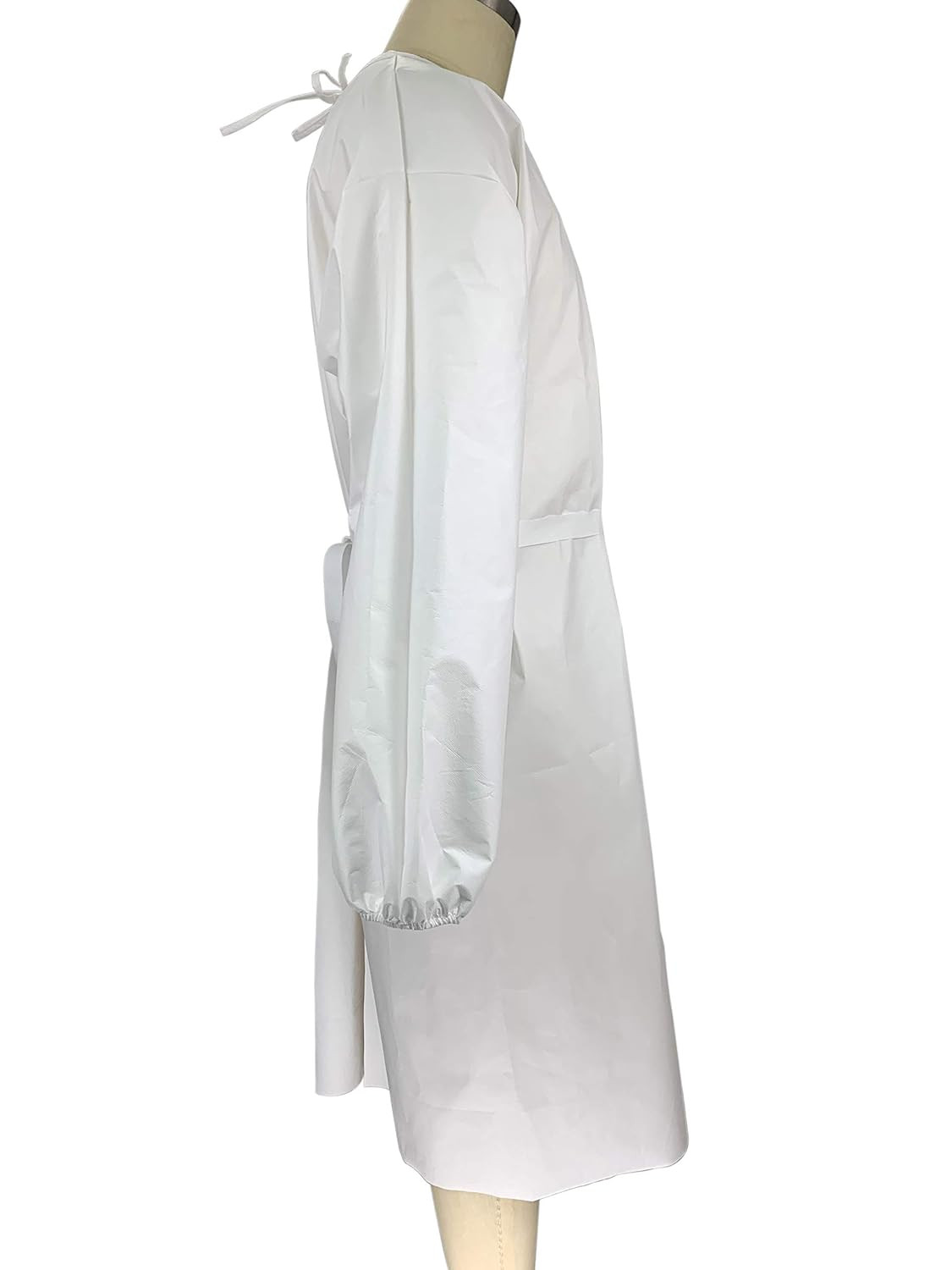 Disposable Isolation Gown Knee-Length Unisex Adult Professionals Healthcare Work