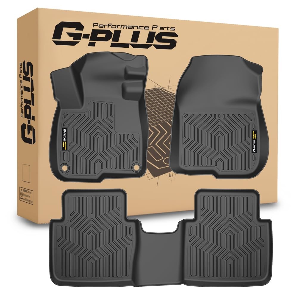 Honda CR-V 2017-2022 TPE All Weather Floor Liners Custom Fit Black 1st 2nd Row