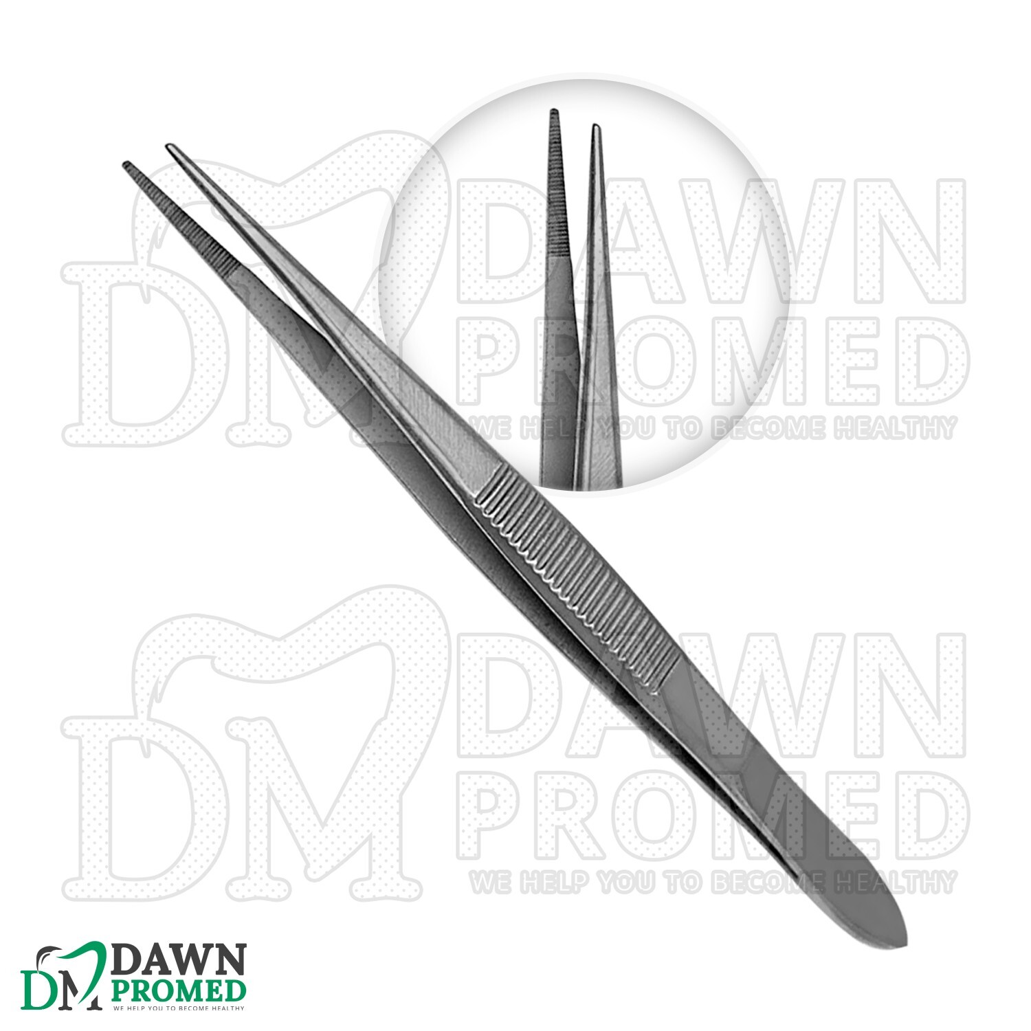 6 Pcs Splinter Forceps Fine Point Tweezer Surgical Instruments Set German Grade