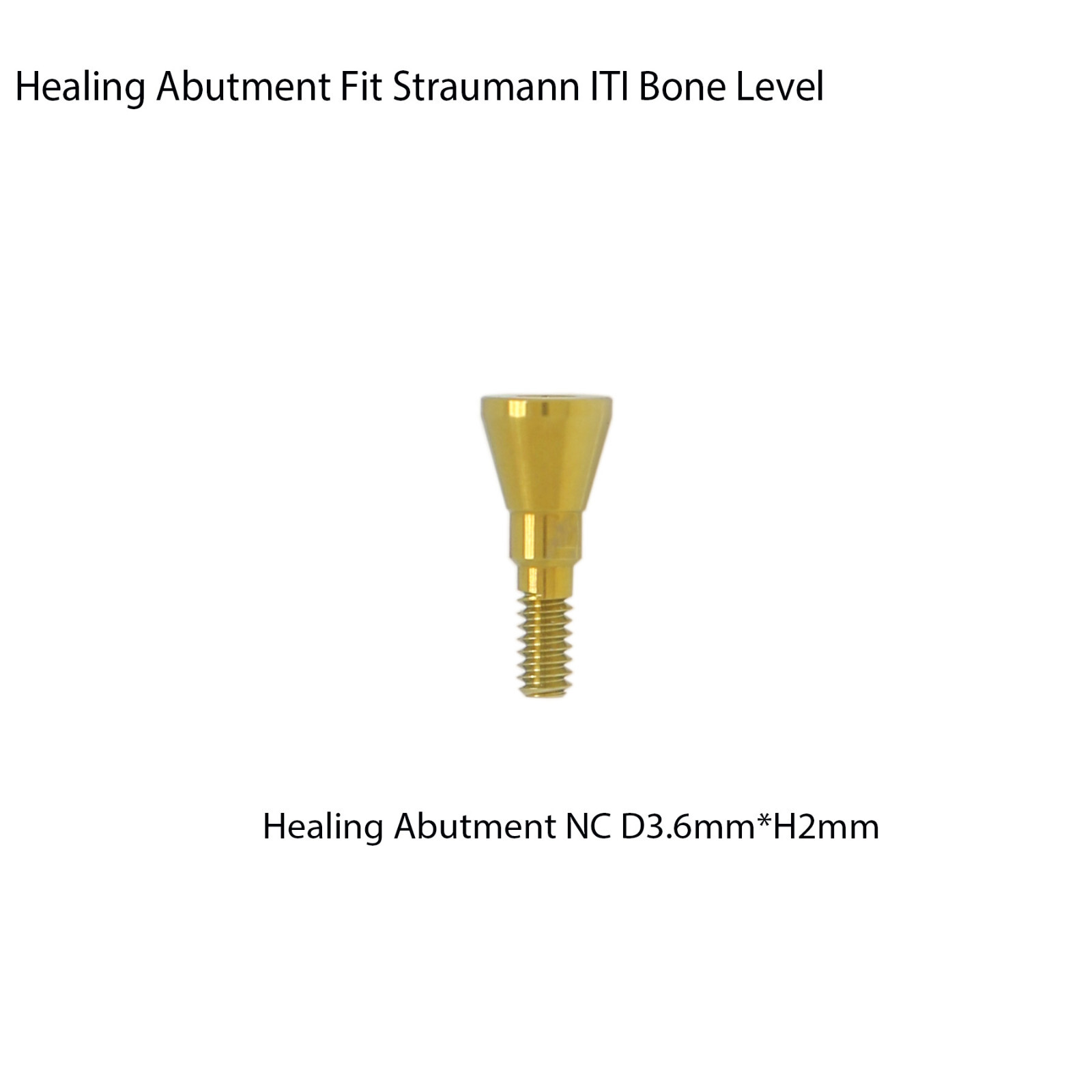 Dental NC Healing Abutment Healing Closure Caps Fits Straumann ITI Bone Level