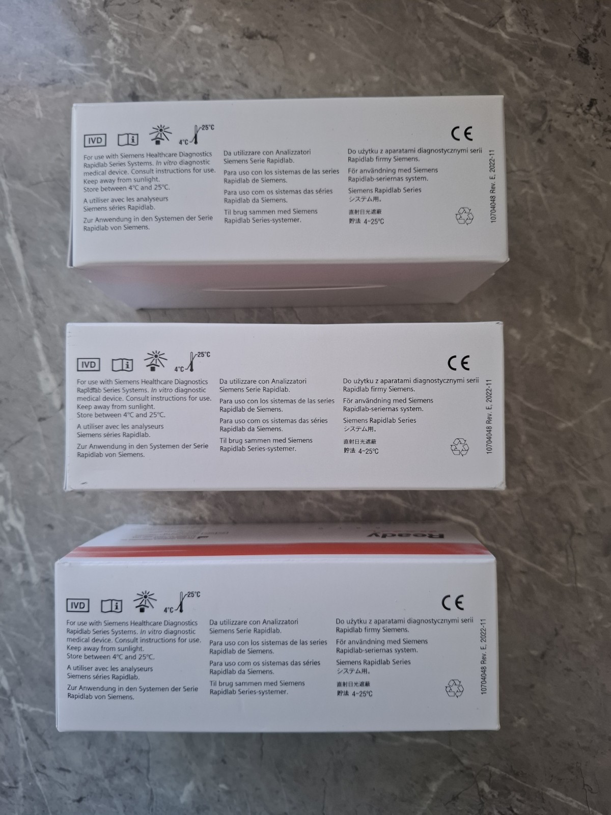 Siemens RAPIDLab 1200 Electrodes Sensors 10376877 10323326 10311749 pH pCO2 pO2