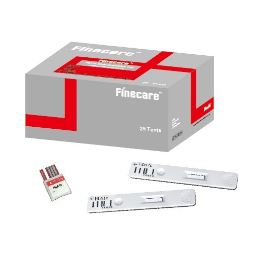 Wondfo Finecare FIA HbA1c Rapid Quantitative Test kit 25 tests with long expiry