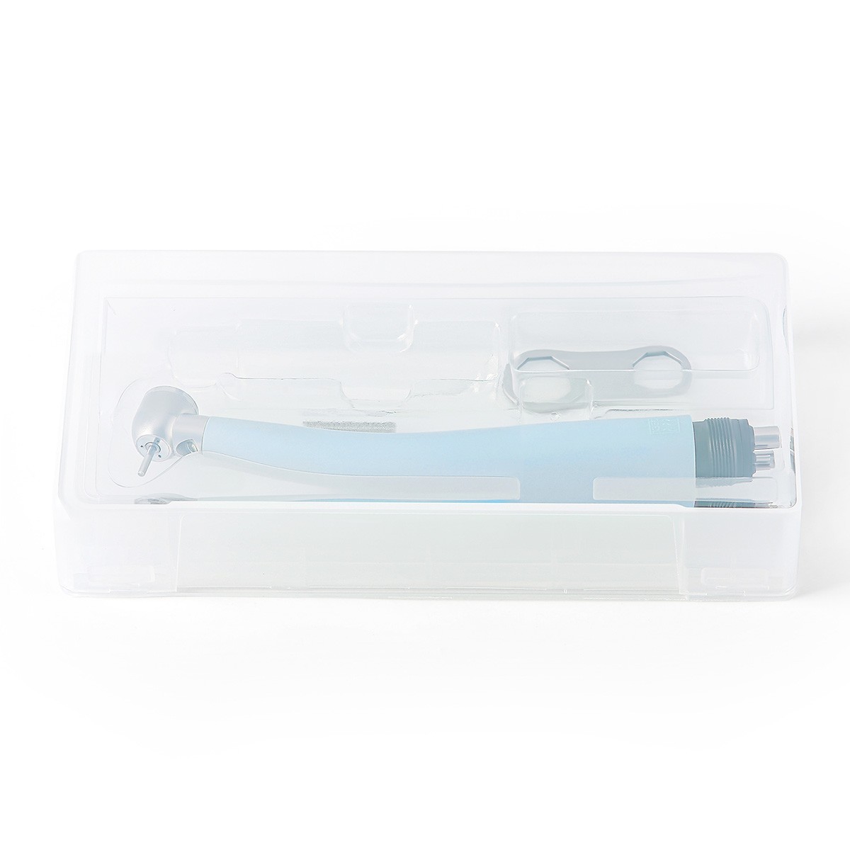 10X Dental LED E-generator High Speed Handpiece Push Button 4Holes 3 Way Spray