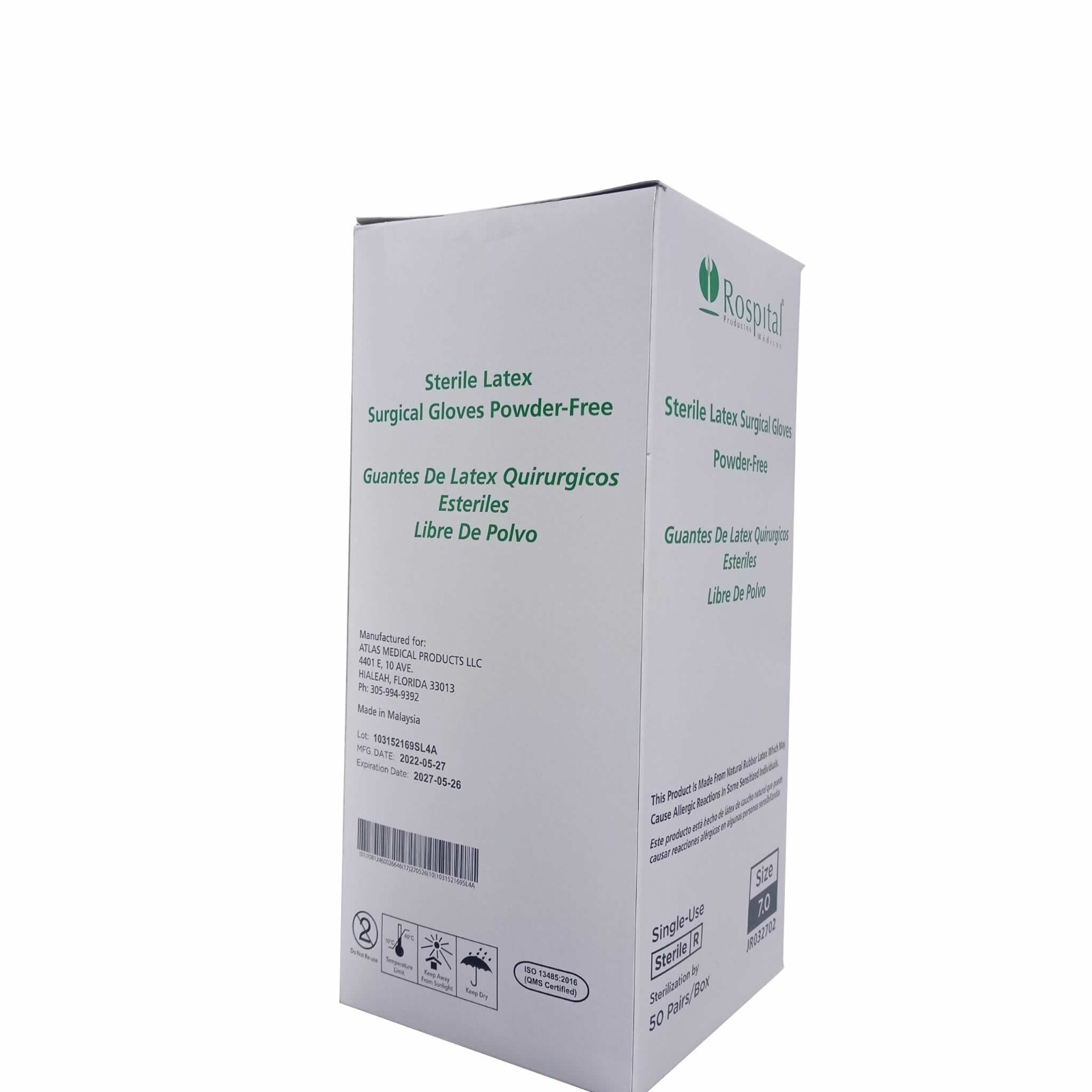 Surgical Gloves Powder-Free Sterile Latex 6.0 to 8.5 (50/400 pcs) from Malaysia