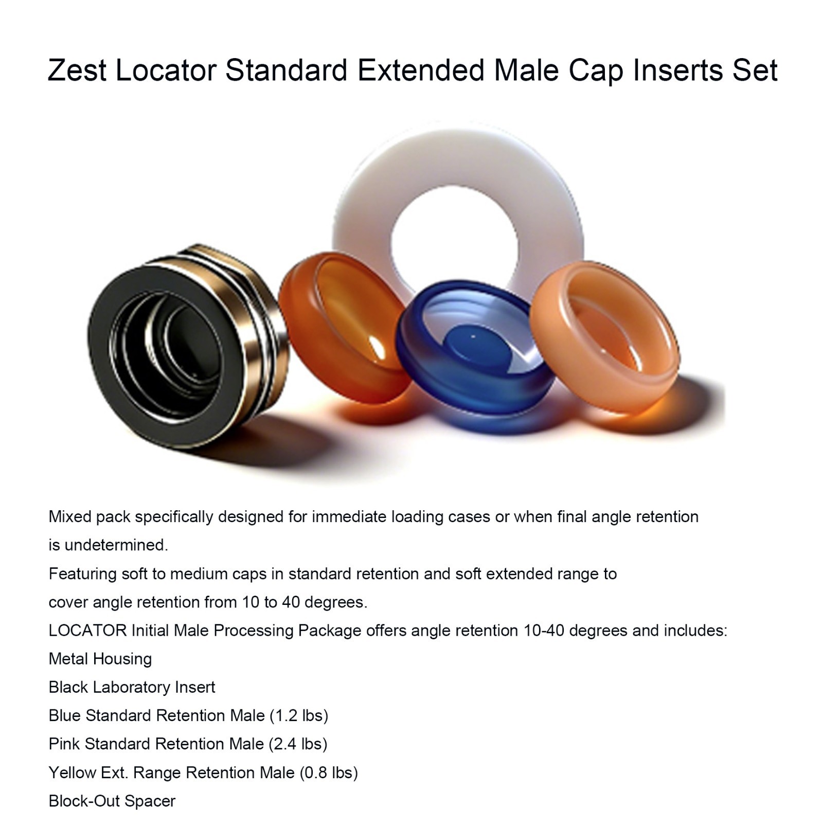 US Dental ZEST LOCATOR Overdenture Abutment For HIOSSEN ET Implant Mini/Regular