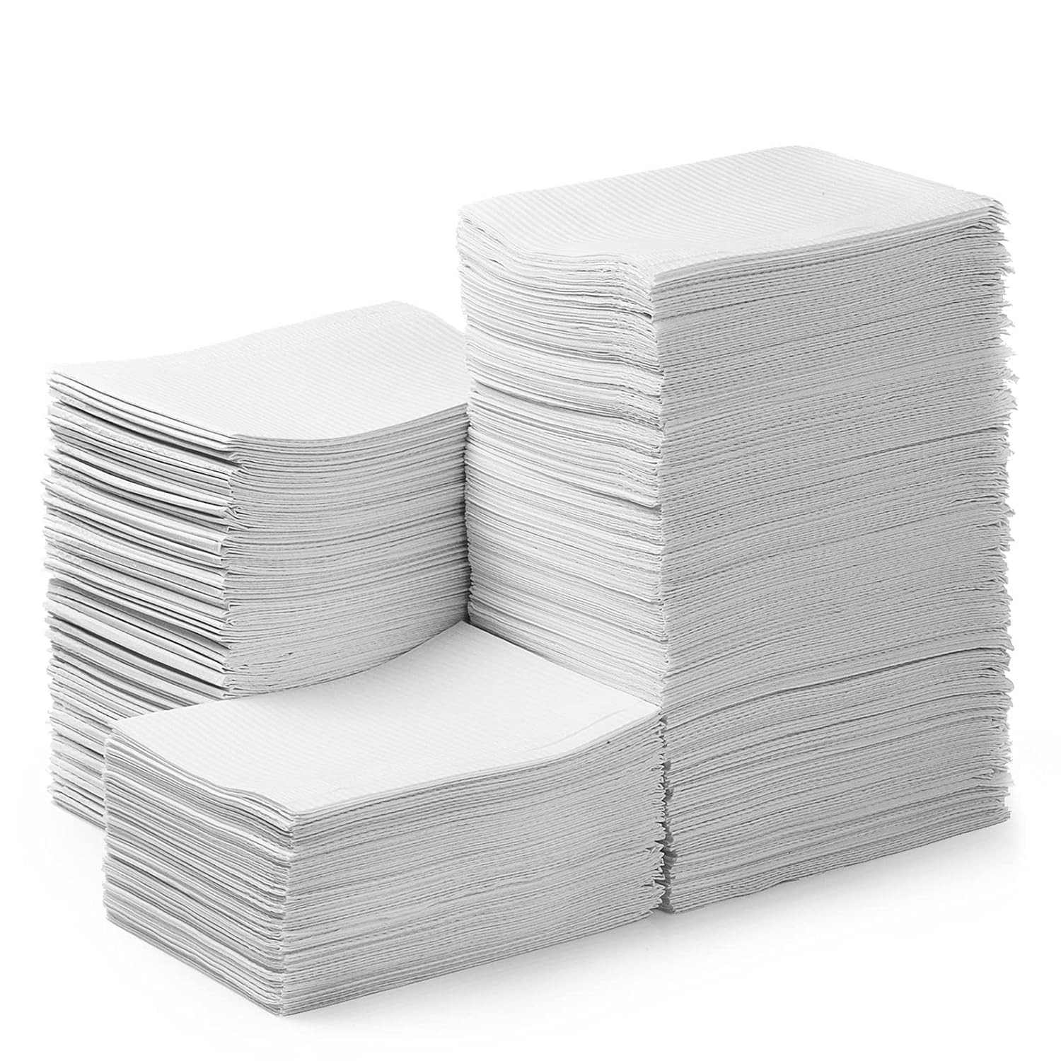 250 Pack Dental Bibs, White Dental Bibs Disposable 3 Ply Waterproof Tattoo Bibs