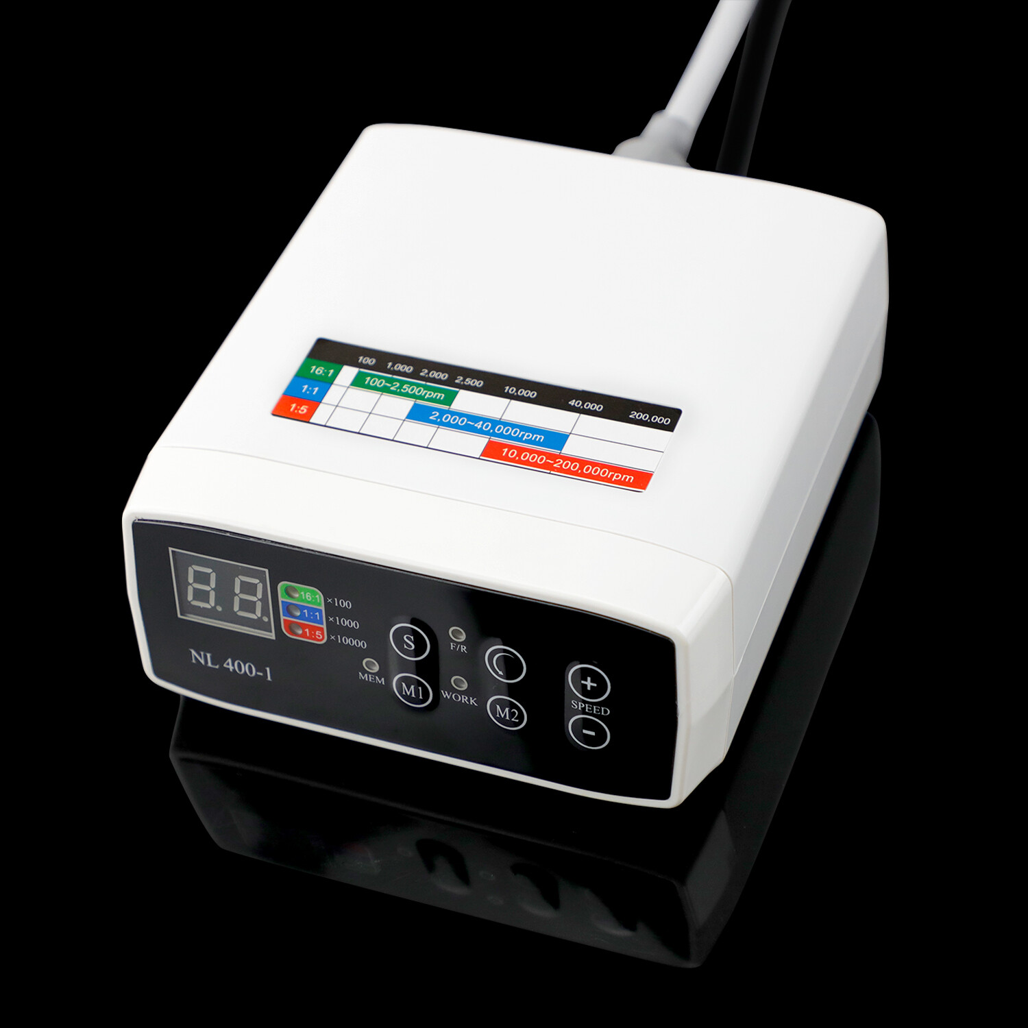 CICADA Dental Electric Motor NL400-1 Internal Water Spray Motor LCD Screen