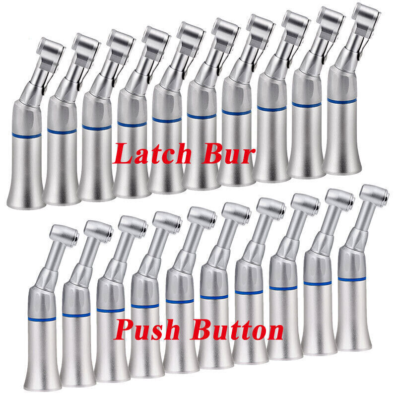 NSK Style Dental Slow Low Speed Handpiece Contra Angle Push Button/ Latch E-type