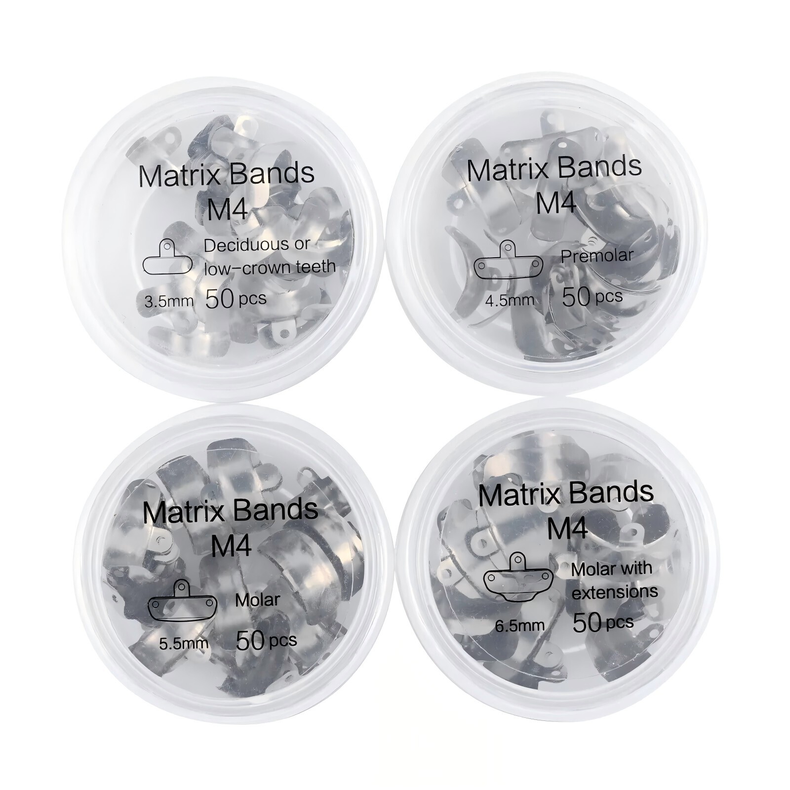 Dental Matrix Bands Ring Sectional Matrice Clamp Fit Garrison Palodent V3 System