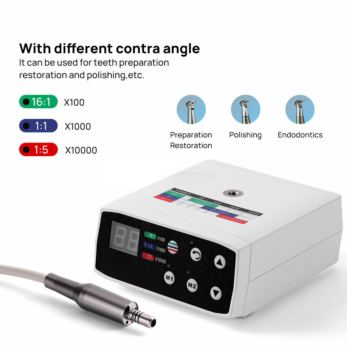 Dental NSK Style Brushless Electric Micro Motor/1:5 /1:1 / 1:4.2 Handpiece