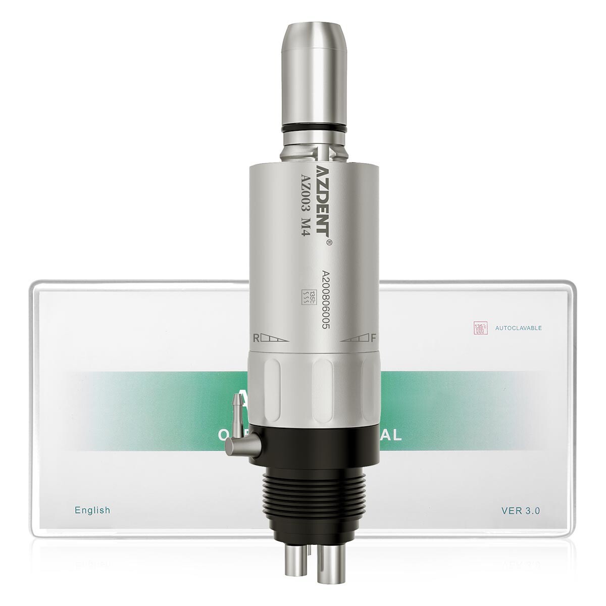 Dental Slow Low Speed Handpiece Air Motor 2/4H Contra Angle 1.6mm