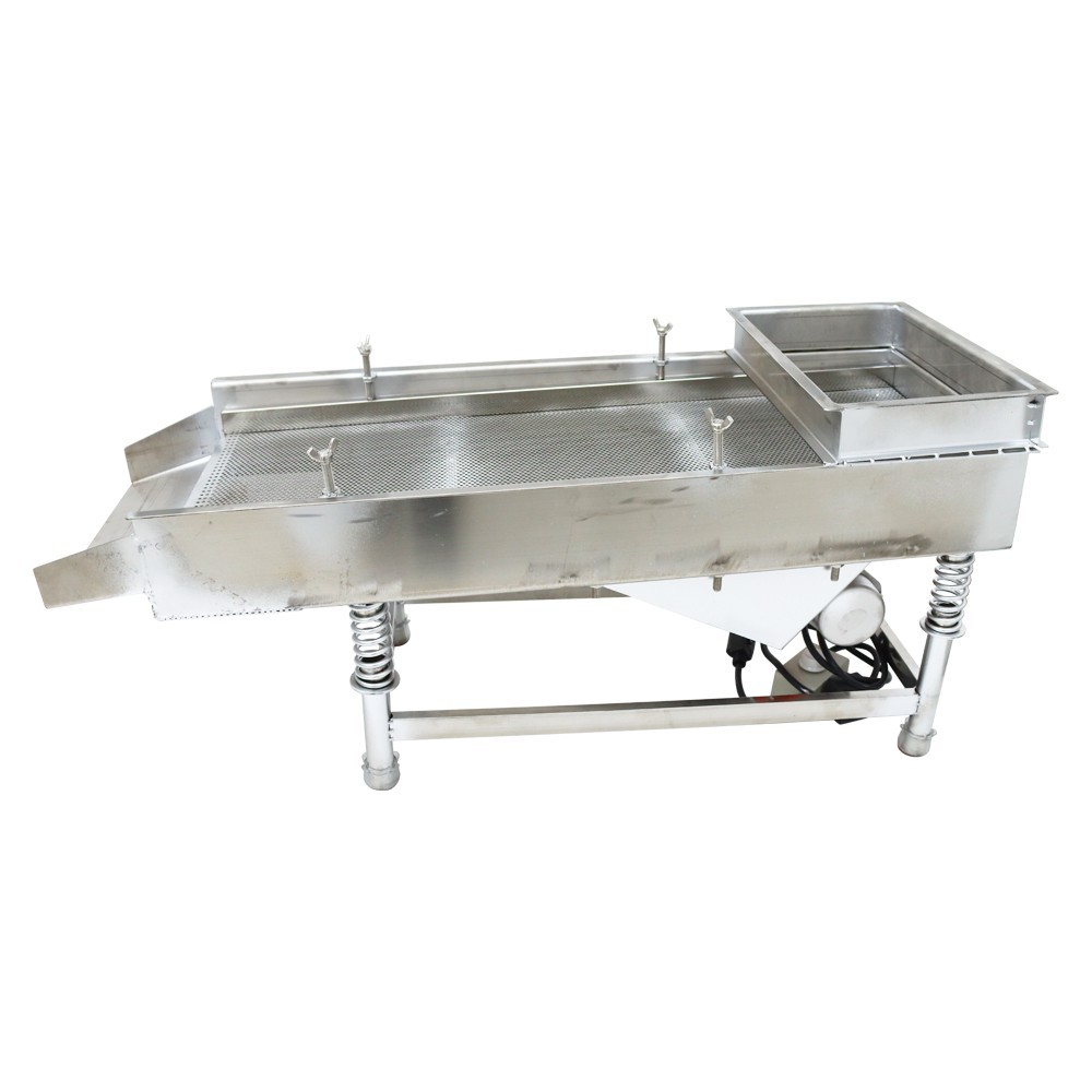 Open Box！Single Layer 3mm Linear Vibrating Screen Sieve Machine Industry Shaker