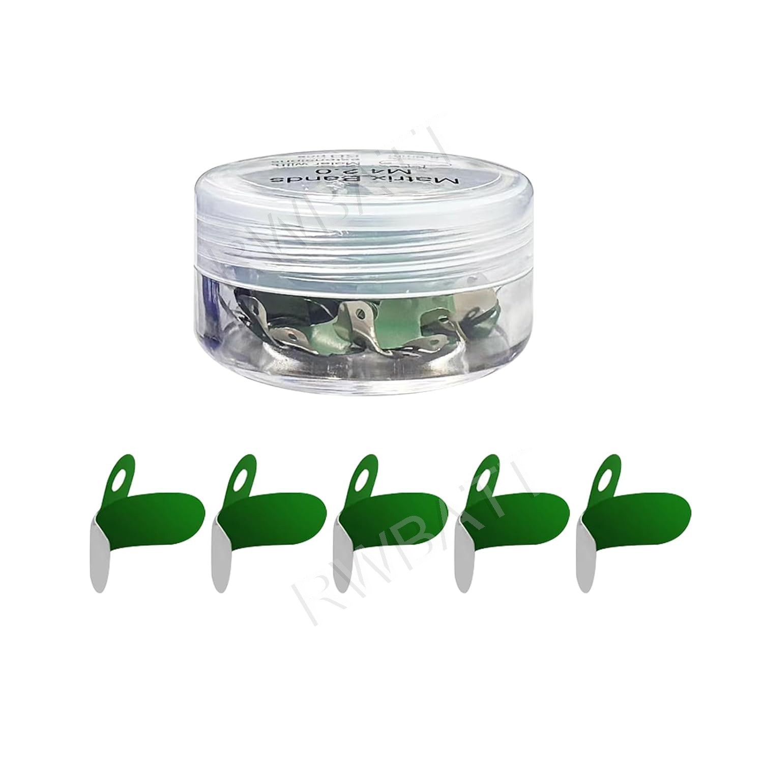 Dental Non-Stick Matrix Bands with PTFE Coated Sectional Contoured Matrices Band