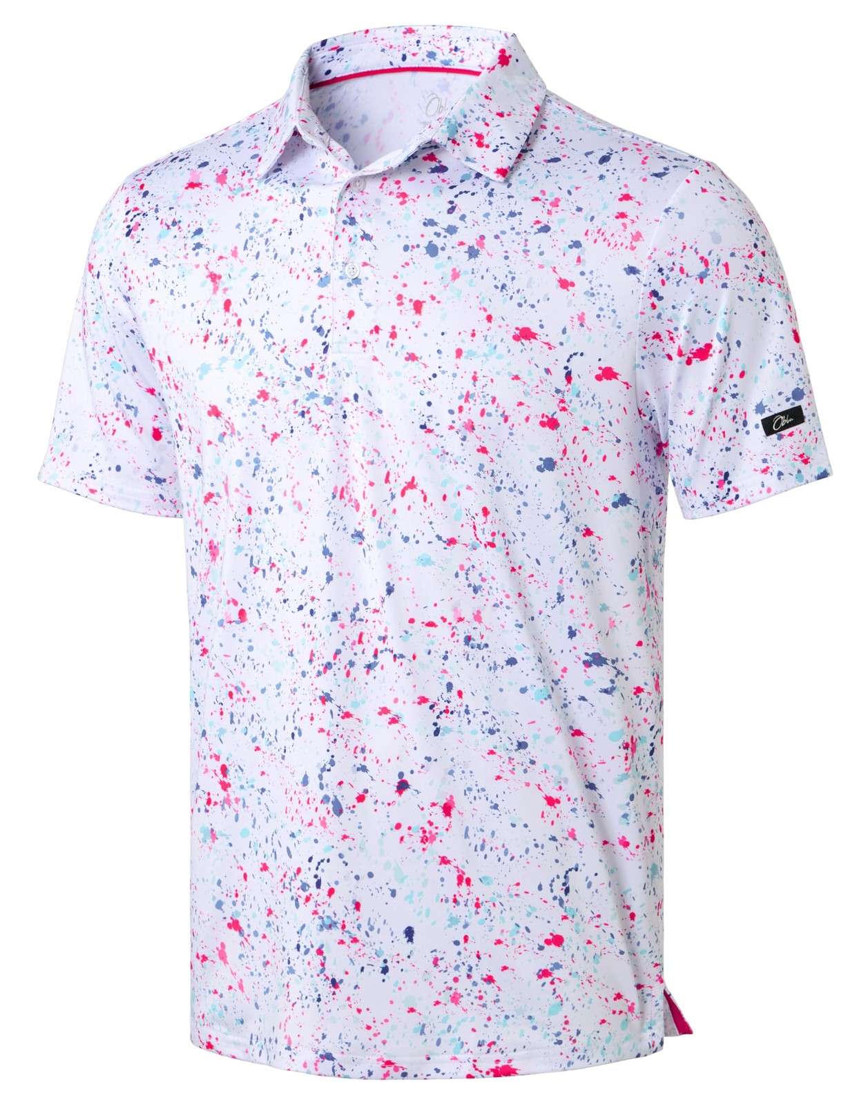 Obla Mens Golf Polo Shirts Short Sleeve Dry Fit Performance Moisture Wicking