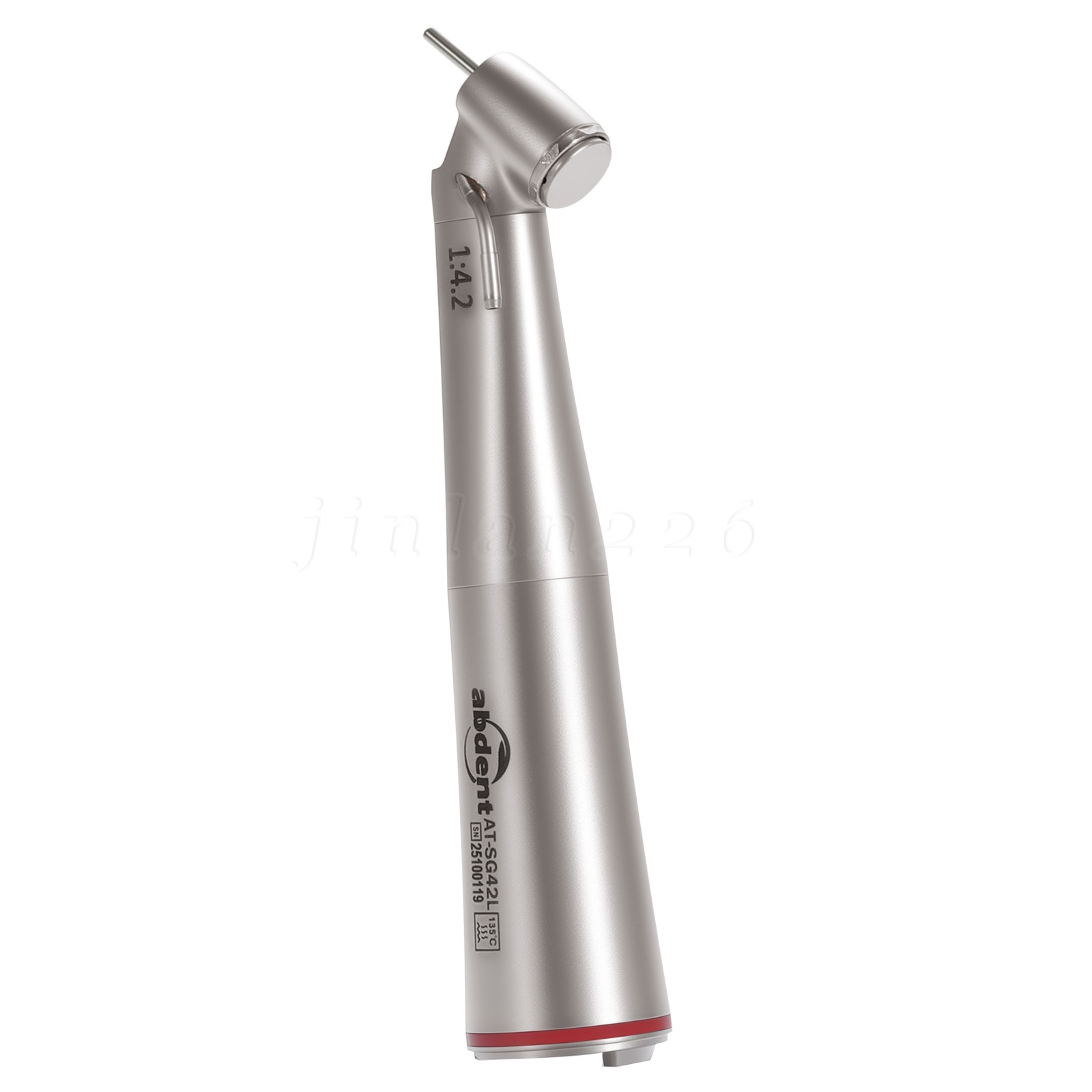 3 PCS Dental 1:4.2 LED 45°Angle Head Contra Angle Handpiece External Water