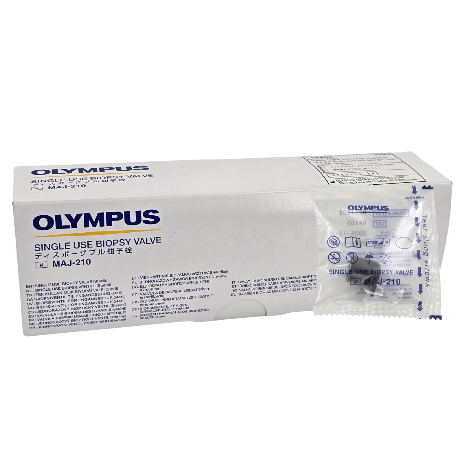 Olympus MAJ-210 Single Use Biopsy Valve Sterile Box of 20