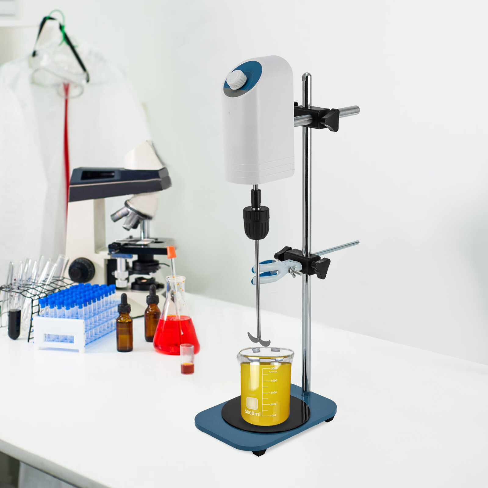 Electric Overhead Stirrer, Electric Lab Mixer, Adjustable-speed Electric Stirrer