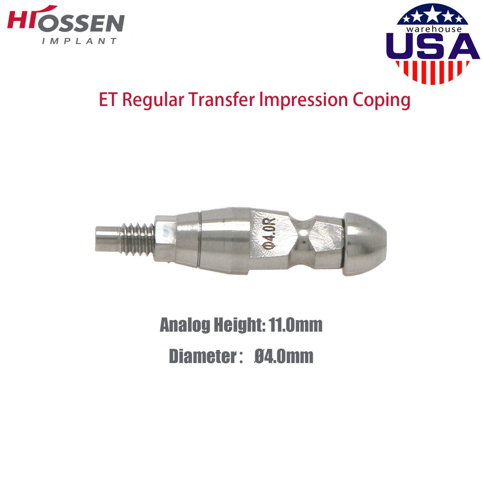 Dental Impression Closed Tray Transfer Coping Fits Osstem/Hiossen Implant System