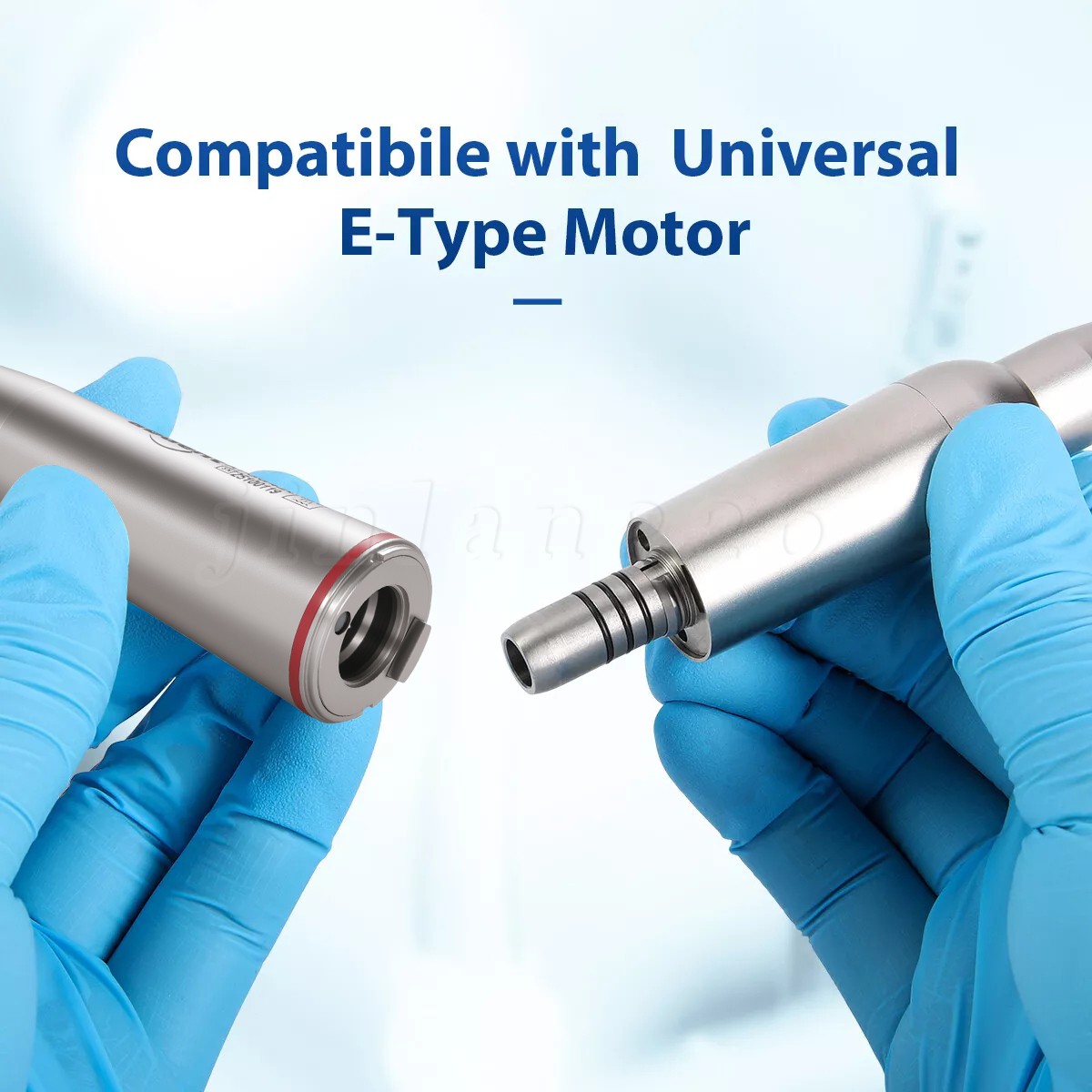 3 PCS Dental 1:4.2 LED 45°Angle Head Contra Angle Handpiece External Water