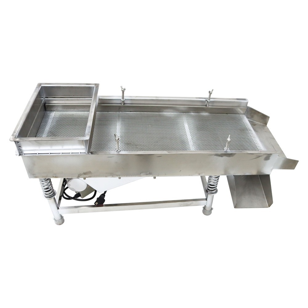 Open Box！Single Layer 3mm Linear Vibrating Screen Sieve Machine Industry Shaker