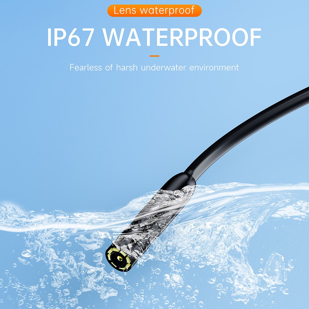 5.5mm Slim Camera Endoscope Endoscope for iOS iPhone 17/16/15/14 Waterproof Tool