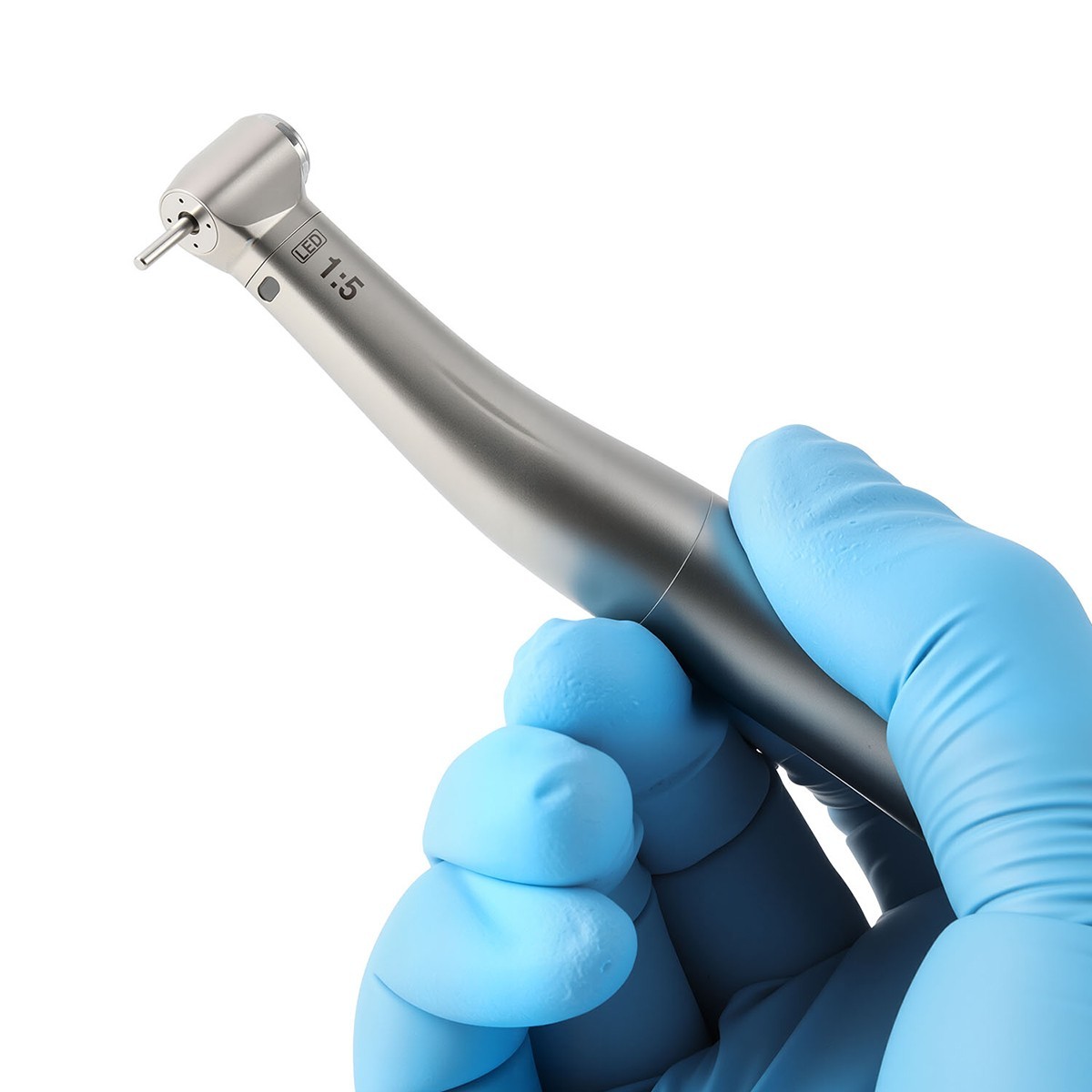 Dental Mini Head 1:5 Increasing Electric LED Contra Angle Handpiece 4 Spray