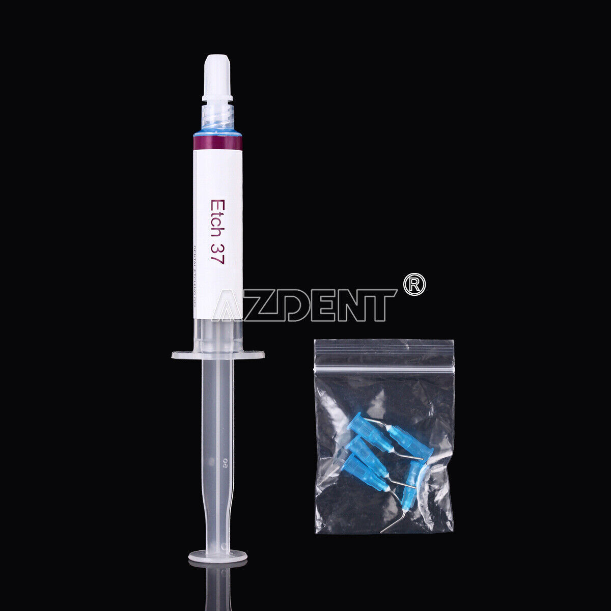 DENTEX Gel di incisione dell’acido della resina dentale 37% della siringa fosfor