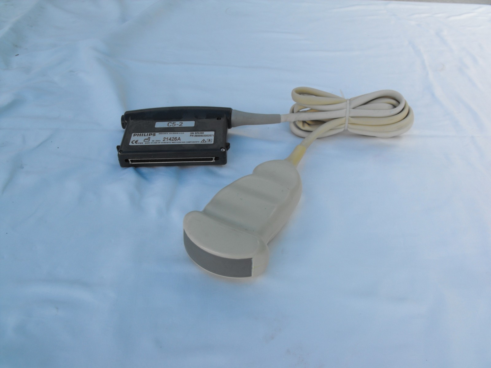 Philips C5-2 Transducer Probe Curved Array #21426A