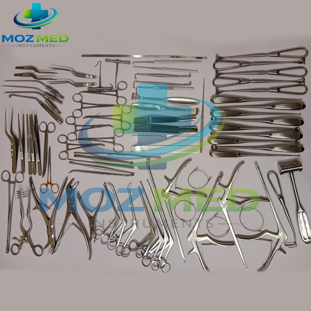 Basic Craniotomy & Laminectomy Surgical Orthopedic Spinal Instruments 78 Pcs Set