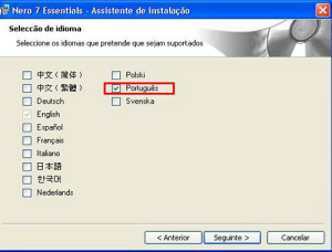 Instalação Nero 7 Essentials.