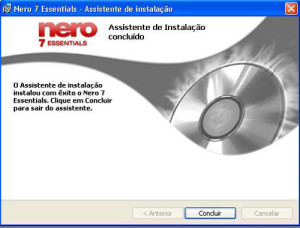 Instalação Nero 7 Essentials.