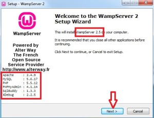 Iniciando o processo de instalação do WAMP Server